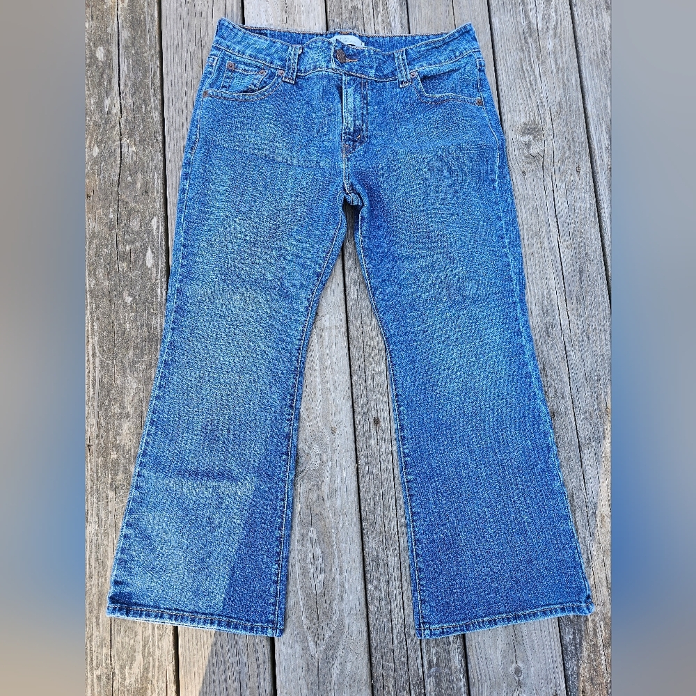 Vintage Y2K Levi's 515 Flare Jeans,Size 16 Petite